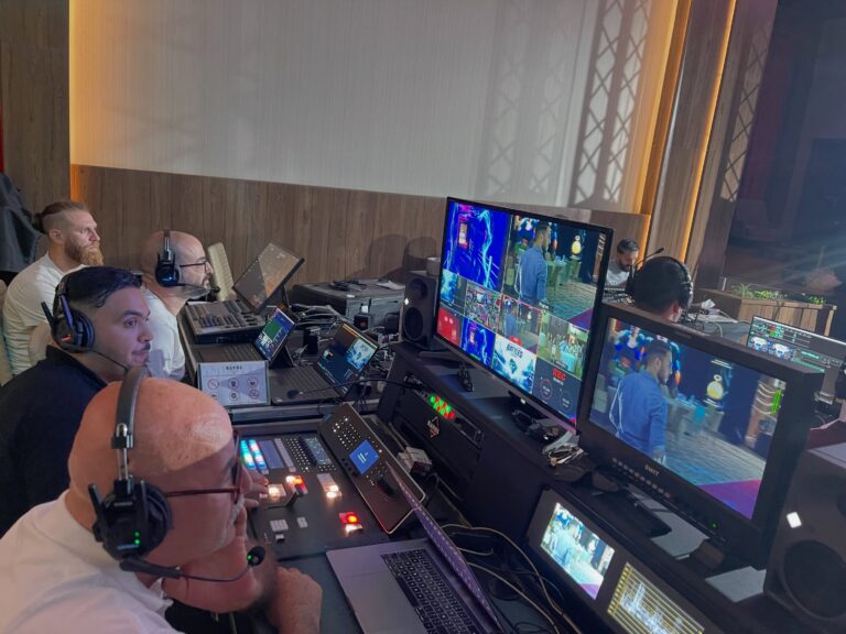 Régie vidéo NAVSI en direct pendant le gala