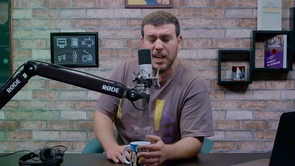 Animateur de 9a3da Business, mug à la main