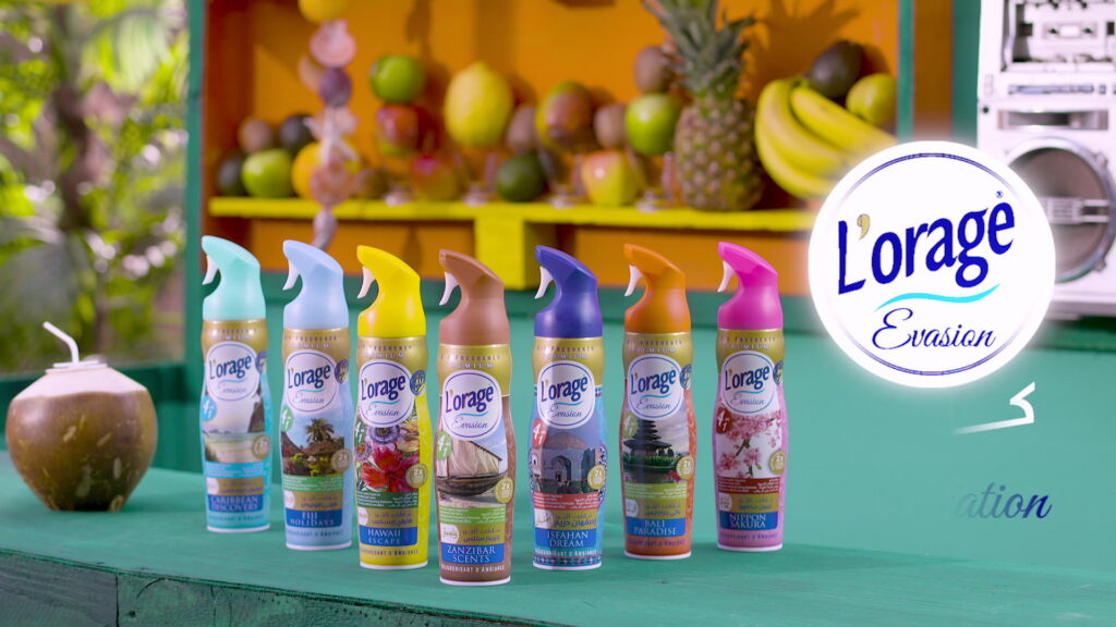 Packshot de la gamme L'orage Évasion